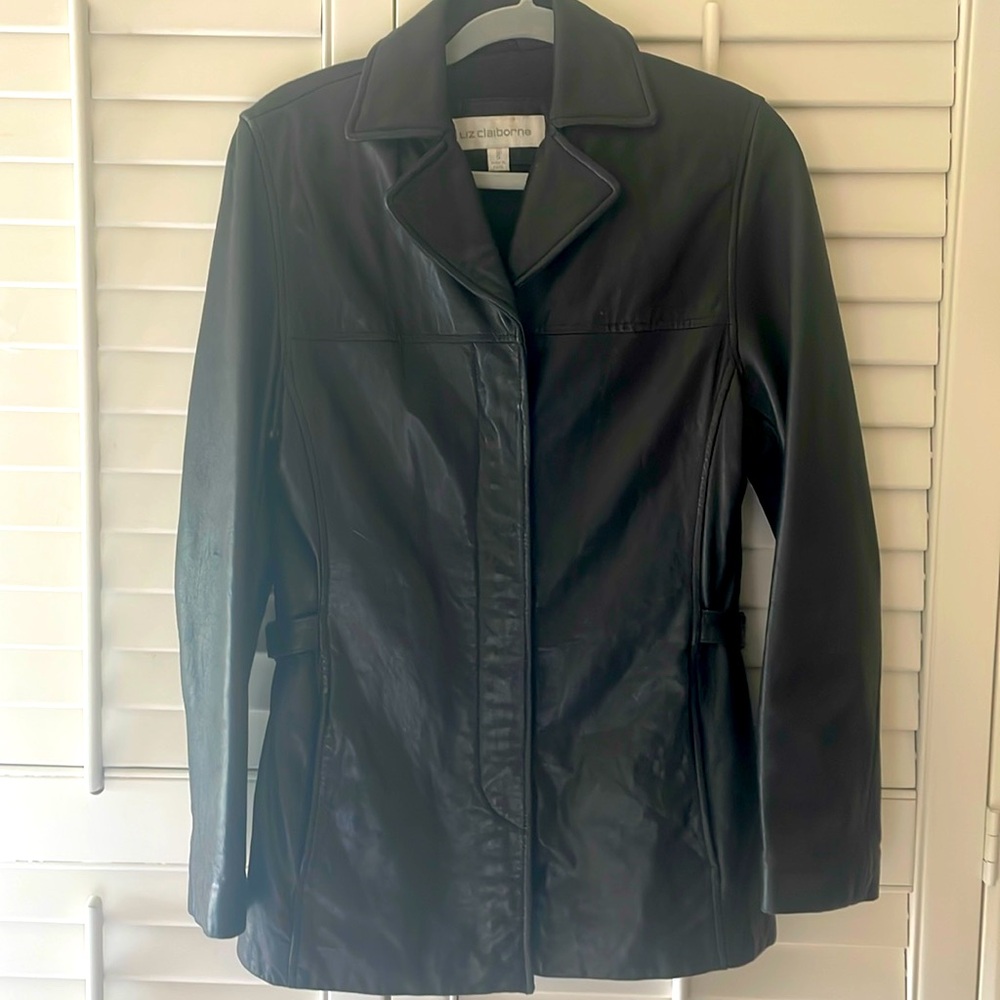 Liz Claiborne Leather Jacket.